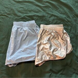Bundle of Rave Shiny Silver and Gray hoochie Shorts